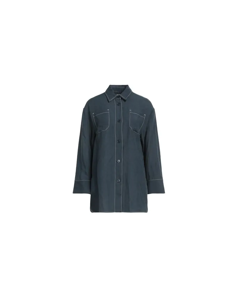 Max Mara TOPS - Hemdenauf YOOX.COM Nachtblau