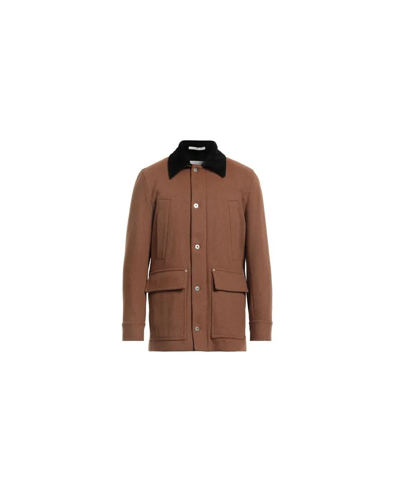 Paolo Pecora Milano JACKEN & MÄNTEL - Mäntelauf YOOX.COM Kamel