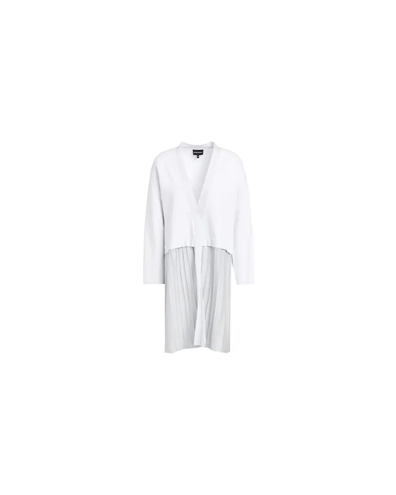 Emporio Armani STRICKWAREN - Strickjackenauf YOOX.COM Hellgrau