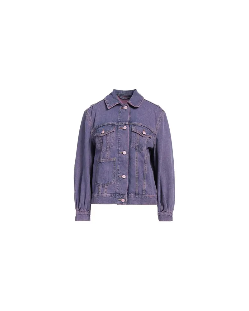 Ganni JACKEN & MÄNTEL - Jeansjacken/Mäntelauf YOOX.COM Violett