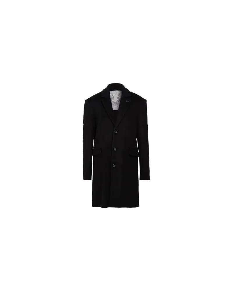John Richmond JACKEN & MÄNTEL - Mäntelauf YOOX.COM Schwarz