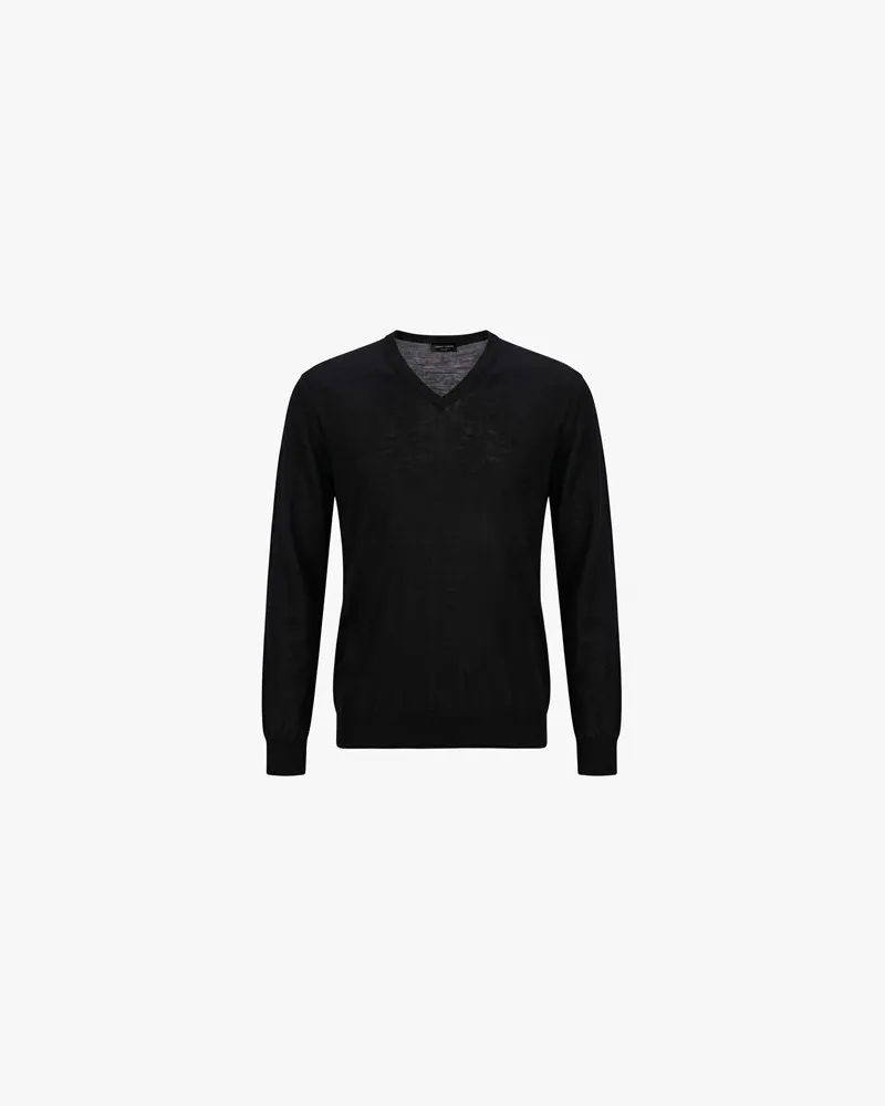 Roberto Collina STRICKWAREN - Pulloverauf YOOX.COM Schwarz