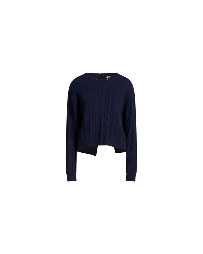 Semicouture STRICKWAREN - Pulloverauf YOOX.COM Marineblau