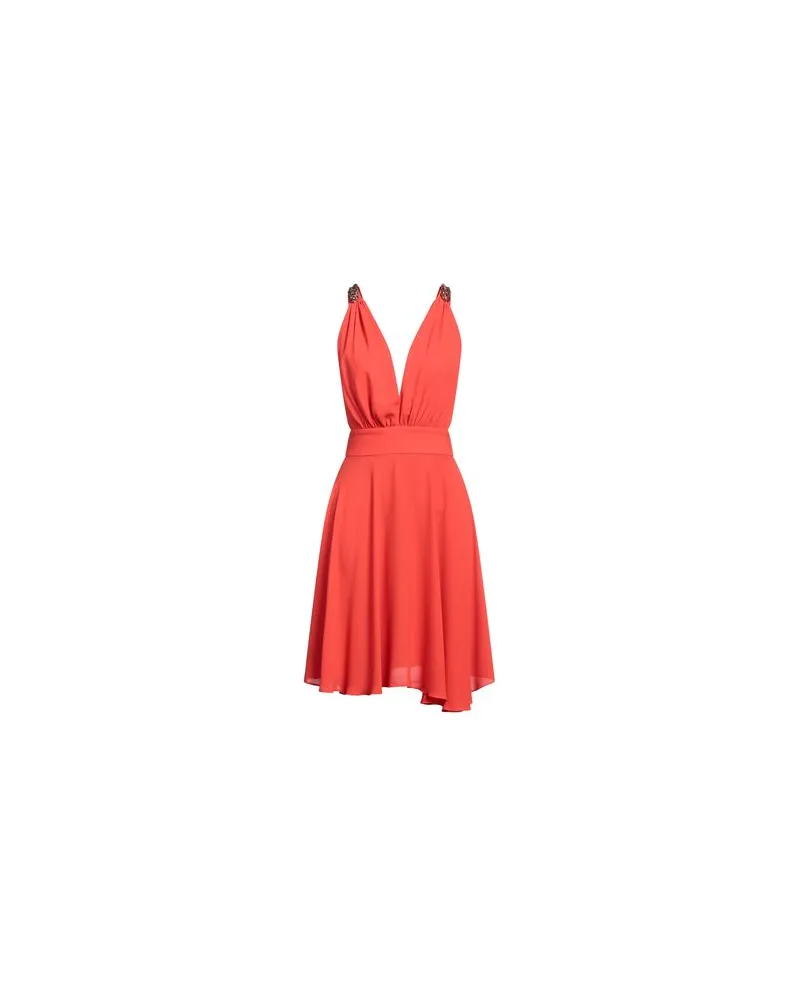Hanita KLEIDER - Midi-Kleiderauf YOOX.COM Tomatenrot