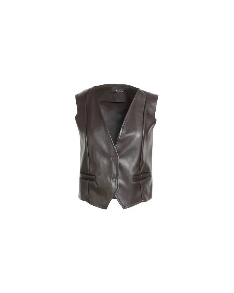 Siste's SISTE ANZÜGE und CO-ORDS - Couture-Westenauf YOOX.COM Dunkelbraun