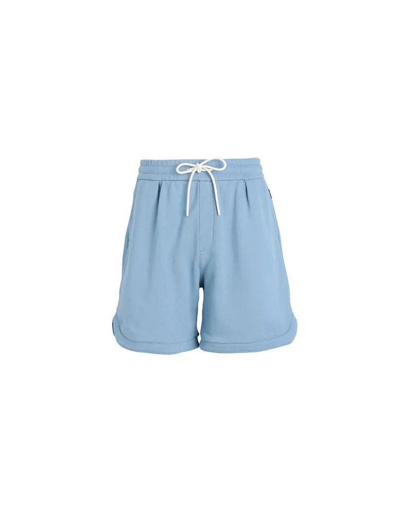 Puma BASKETBALL NOSTALGIA Shorts  - HOSEN & RÖCKE - Shorts & Bermudashortsauf YOOX.COM Hellblau
