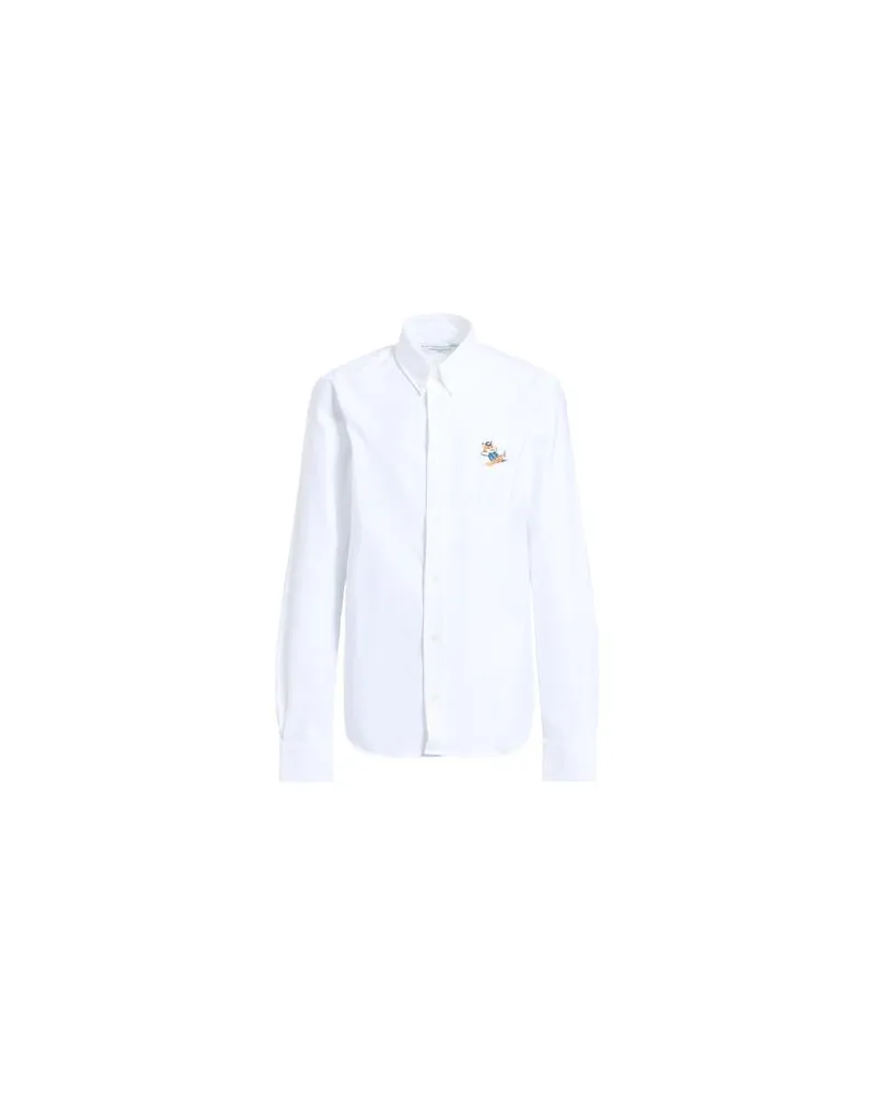 Kitsuné TOPS - Hemdenauf YOOX.COM Weiß