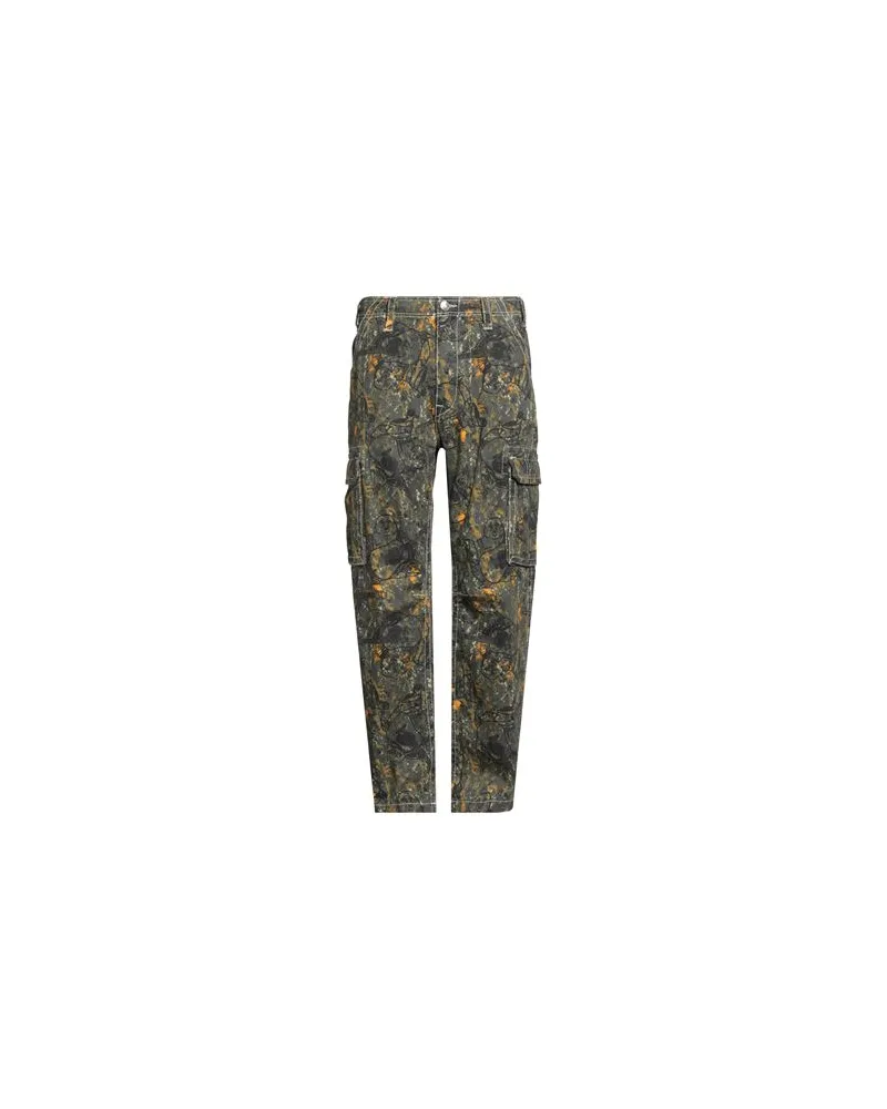 True Religion HOSEN & RÖCKE - Jeanshosenauf YOOX.COM Militärgrün