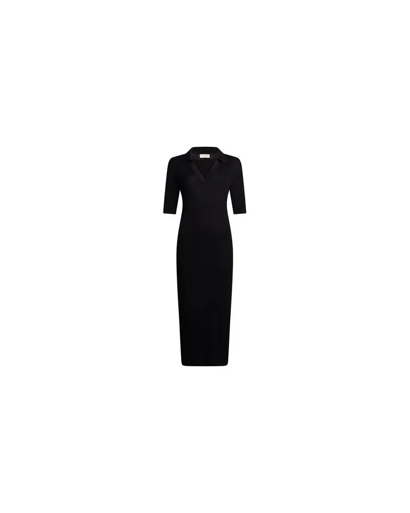 Officine Generale KLEIDER - Midi-Kleiderauf YOOX.COM Schwarz