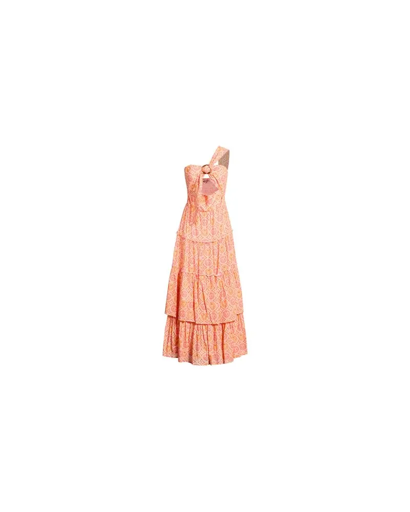 Connor & Blake KLEIDER - Maxi-Kleiderauf YOOX.COM Lachs