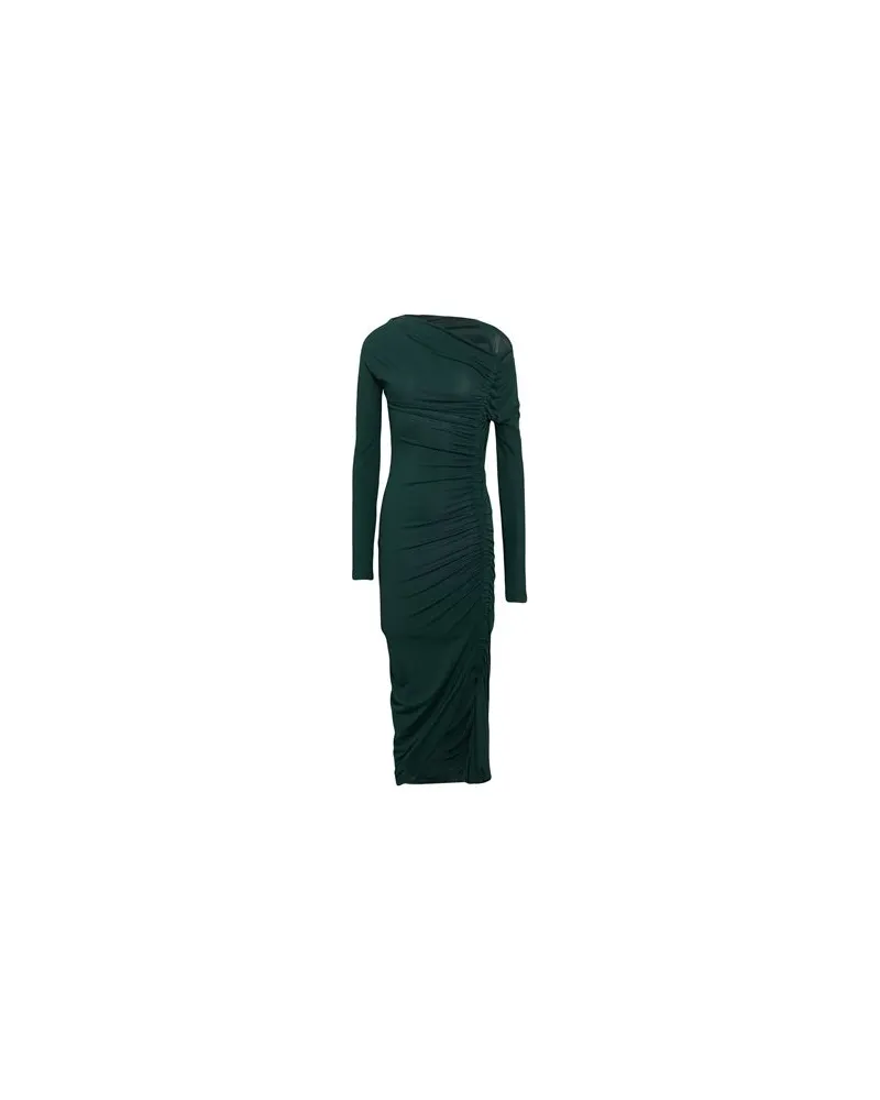 Ferragamo KLEIDER - Maxi-Kleiderauf YOOX.COM Dunkelgrün