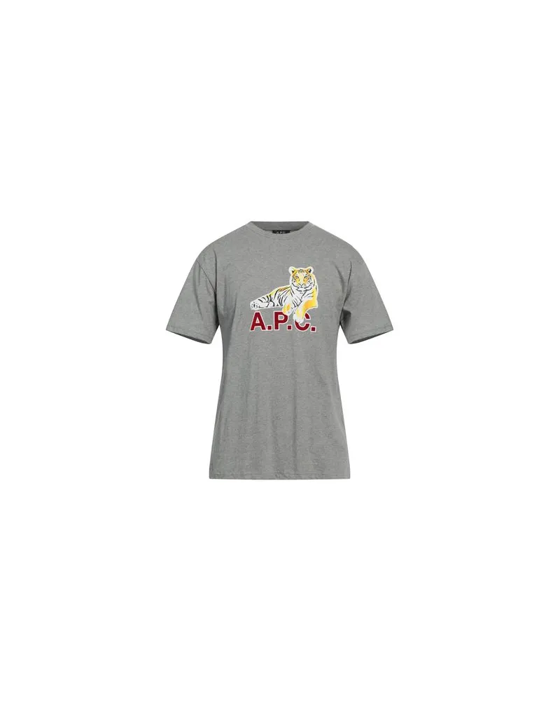 A.P.C. TOPS - T-shirtsauf YOOX.COM Hellgrau