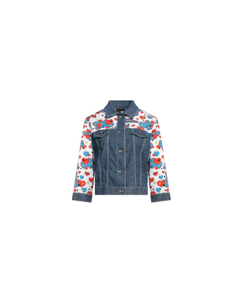 Moschino JACKEN & MÄNTEL - Jeansjacken/Mäntelauf YOOX.COM Blau