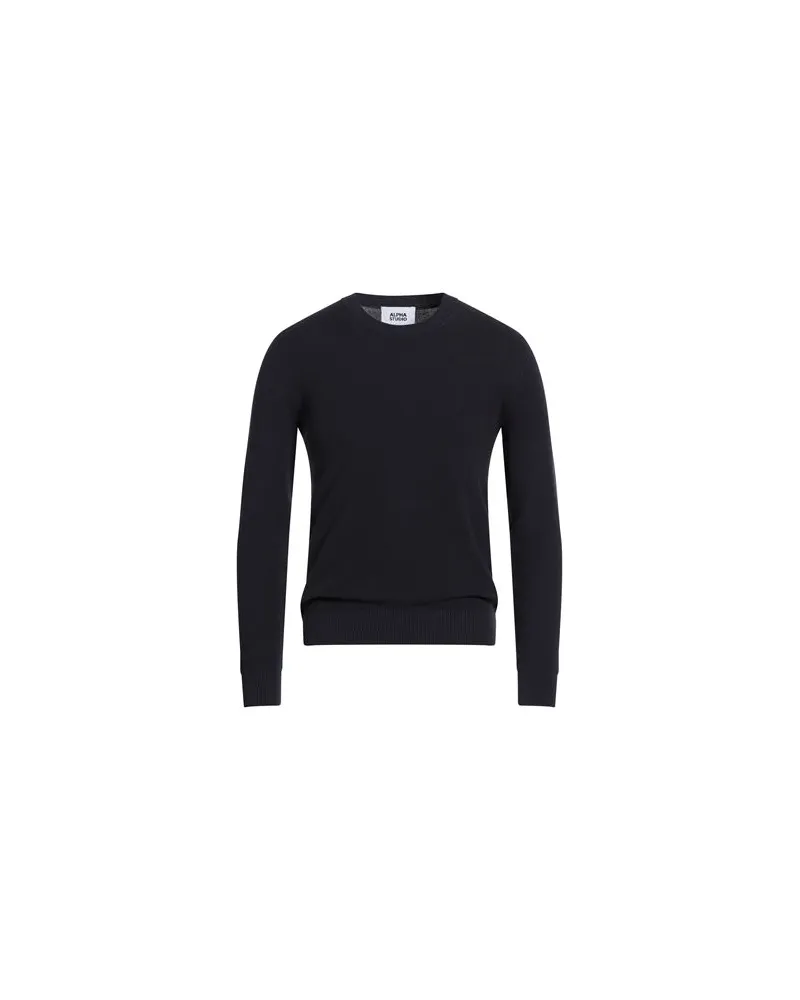 Alpha Studio STRICKWAREN - Pulloverauf YOOX.COM Nachtblau
