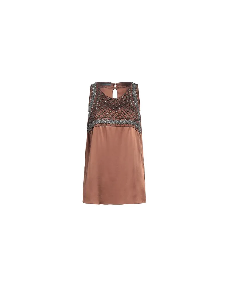 Alberta Ferretti TOPS - Topsauf YOOX.COM Braun