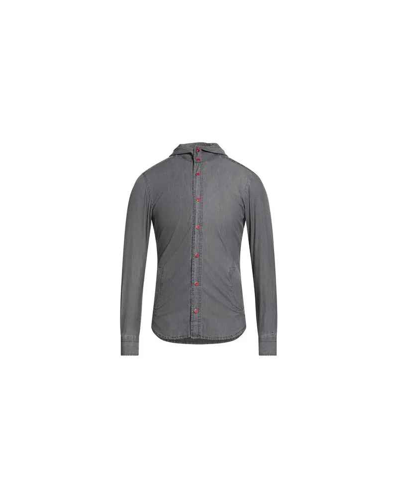 Kiton TOPS - Jeanshemdenauf YOOX.COM Braungrau