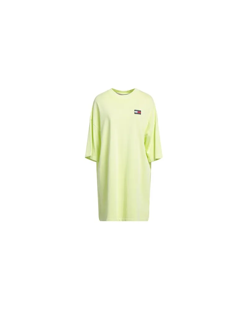 Tommy Hilfiger TJW OVERSIZED BADGE DRESS  - KLEIDER - Mini-Kleiderauf YOOX.COM Säuregrün