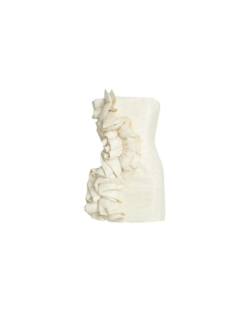 ROTATE Birger Christensen KLEIDER - Mini-Kleiderauf YOOX.COM Cremeweiß