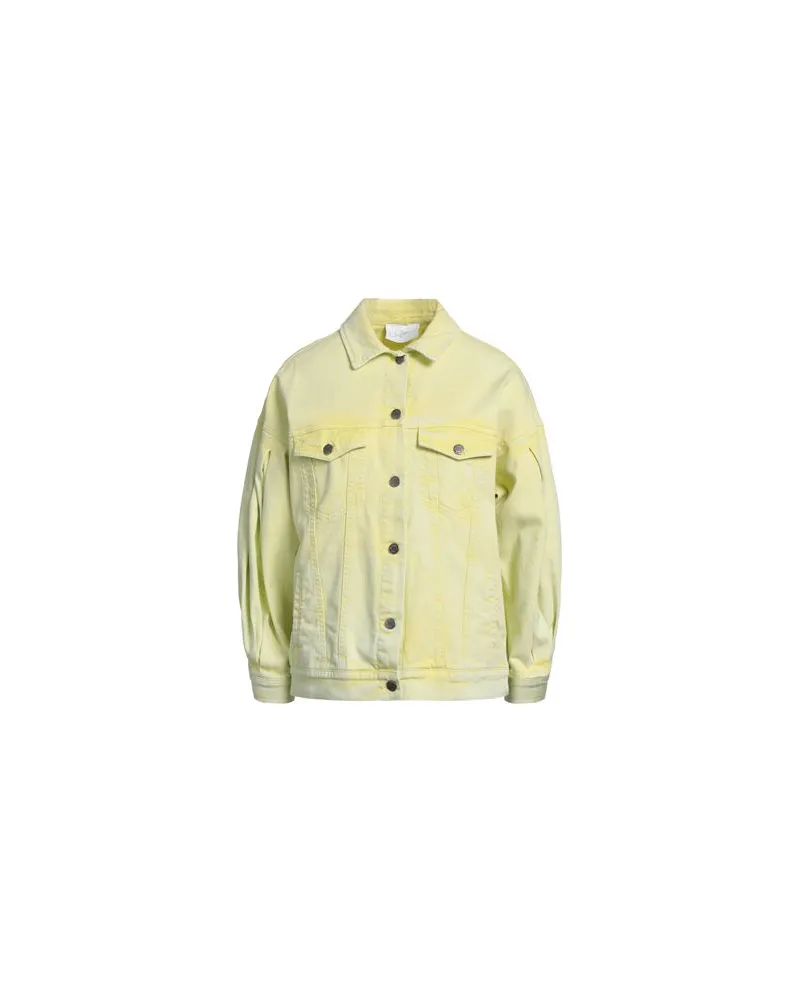 Soallure JACKEN & MÄNTEL - Jeansjacken/Mäntelauf YOOX.COM Gelb