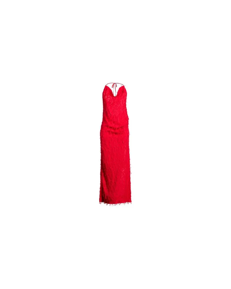 MSGM KLEIDER - Maxi-Kleiderauf YOOX.COM Rot