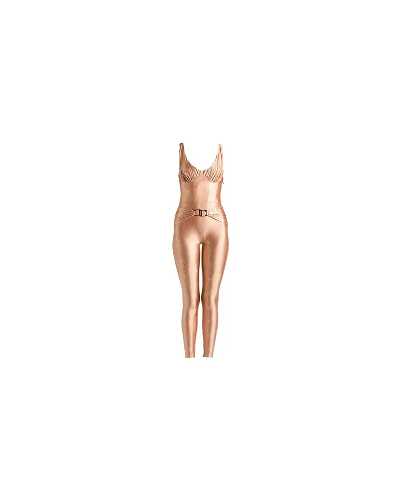 Elisabetta Franchi OVERALLS - Jumpsuitsauf YOOX.COM Roségold