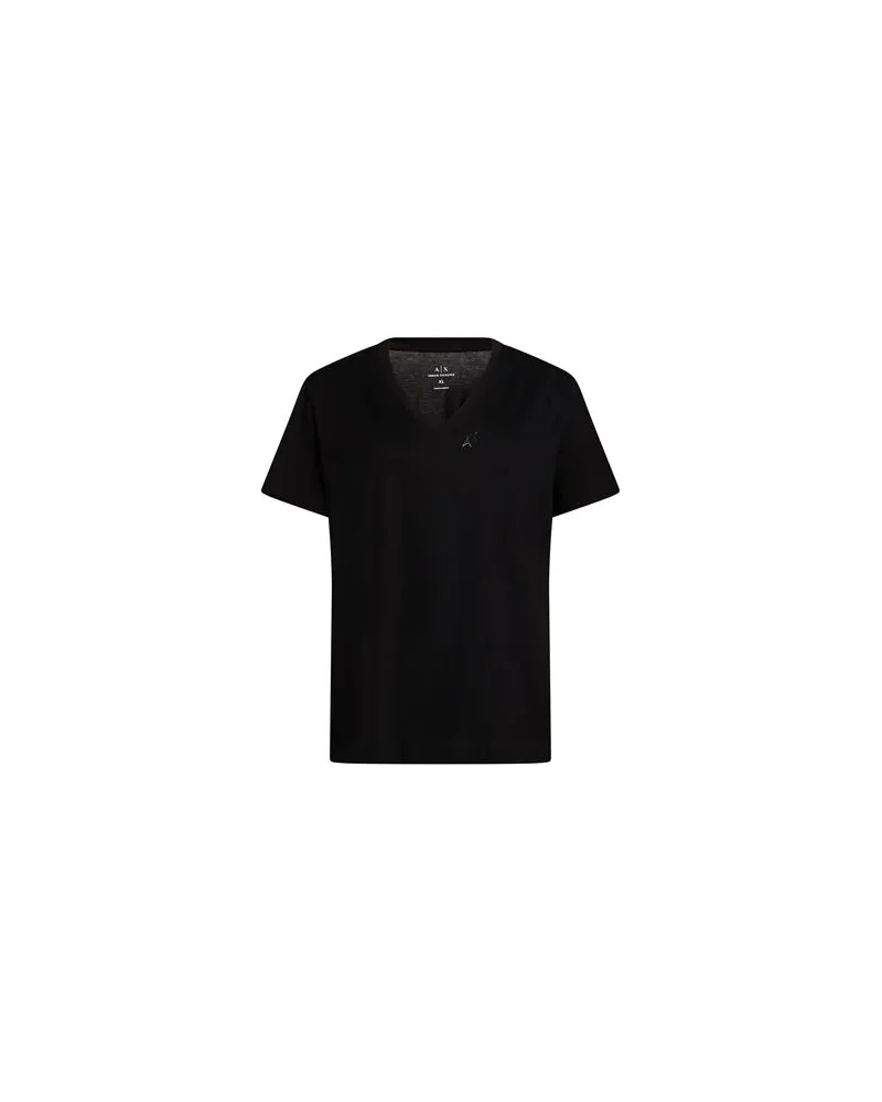 Armani Exchange TOPS - T-shirtsauf YOOX.COM Schwarz