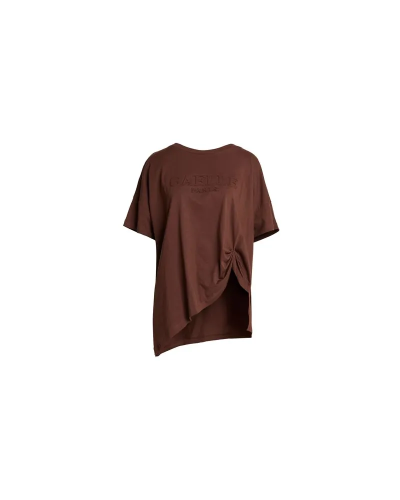 Gaëlle Bonheur TOPS - T-shirtsauf YOOX.COM Braun