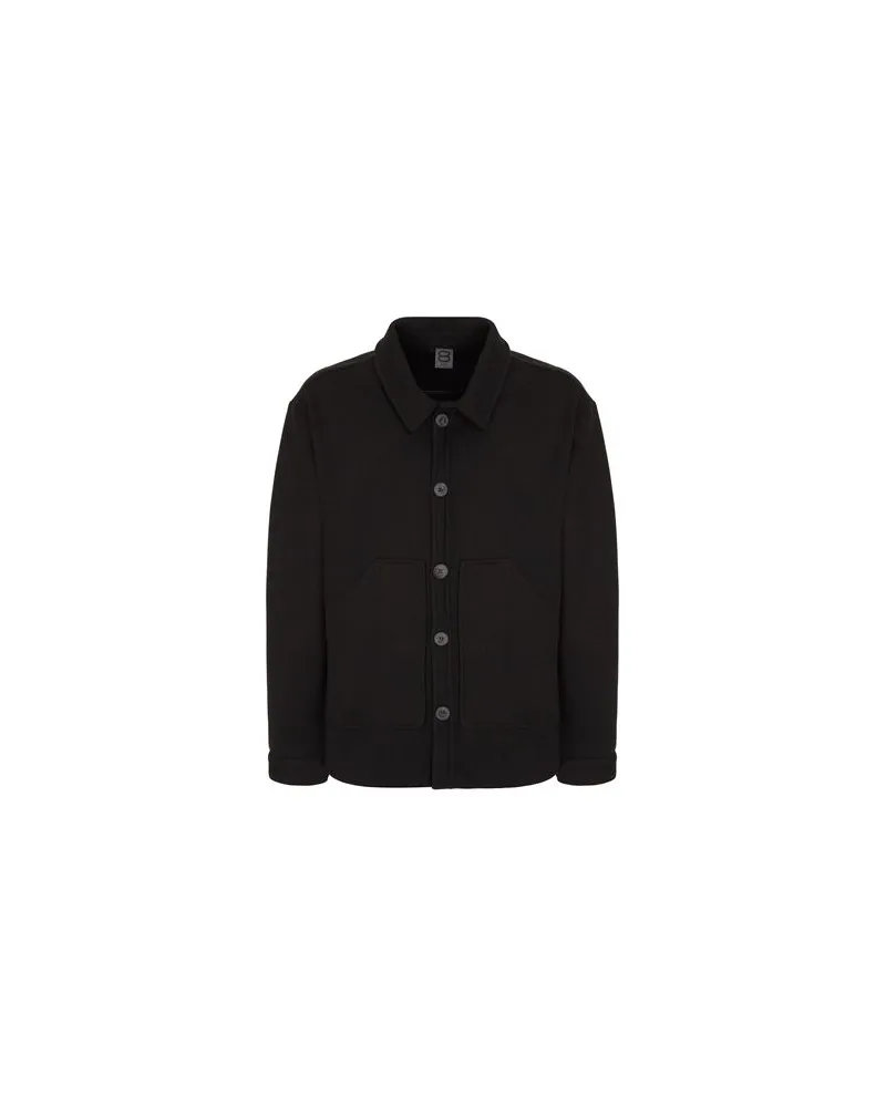 8 by Yoox OVERSHIRT JACKET  - TOPS - Hemdenauf YOOX.COM Schwarz