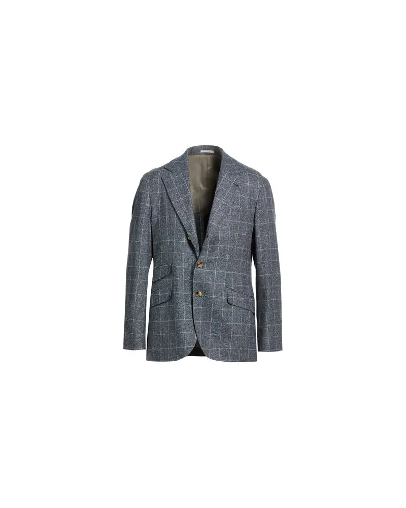 Brunello Cucinelli ANZÜGE und CO-ORDS - Blazersauf YOOX.COM Taubenblau