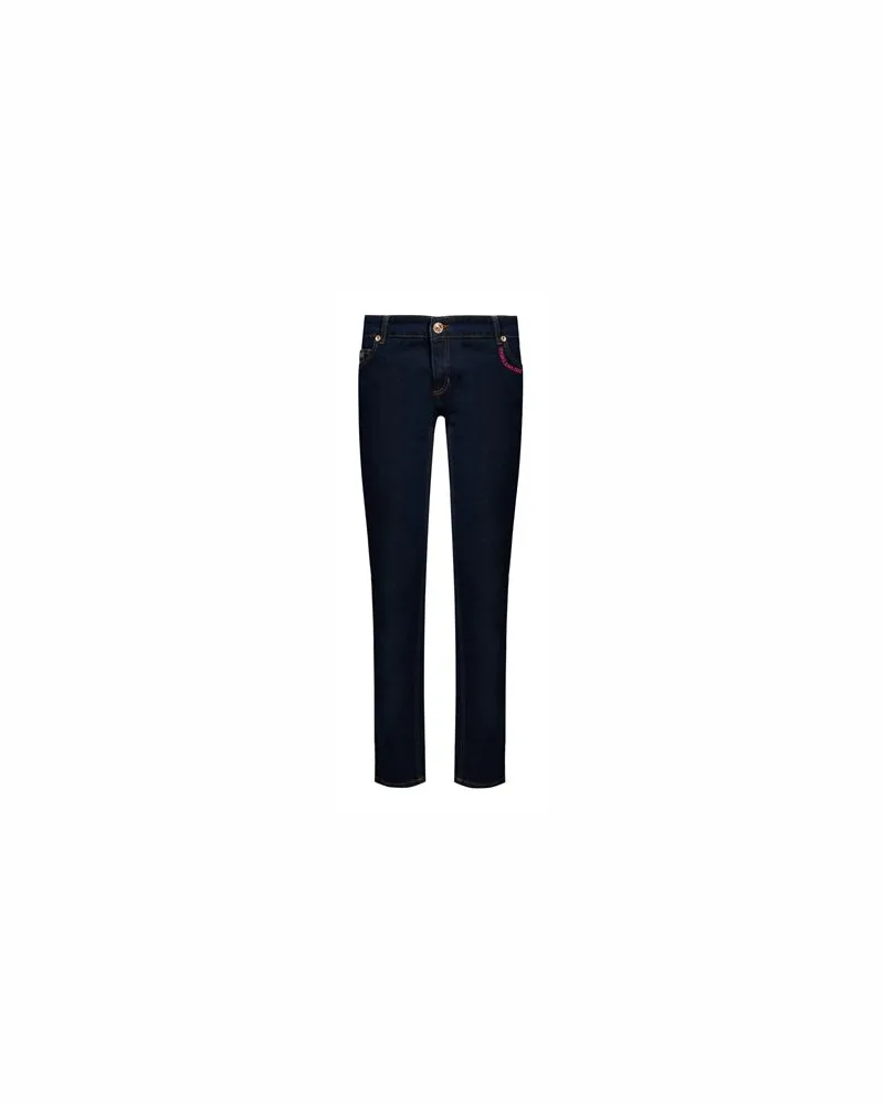 Versace Jeans HOSEN & RÖCKE - Jeanshosenauf YOOX.COM Blau