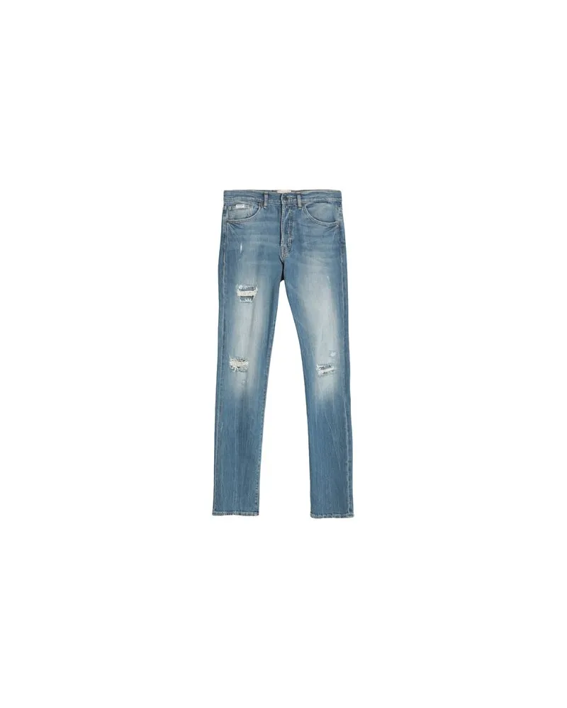 Guess HOSEN & RÖCKE - Jeanshosenauf YOOX.COM Blau