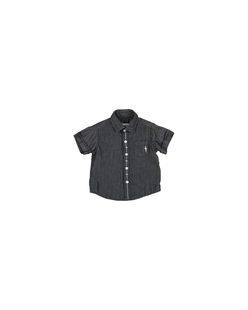Cesare Paciotti TOPS - Jeanshemdenauf YOOX.COM Schwarz