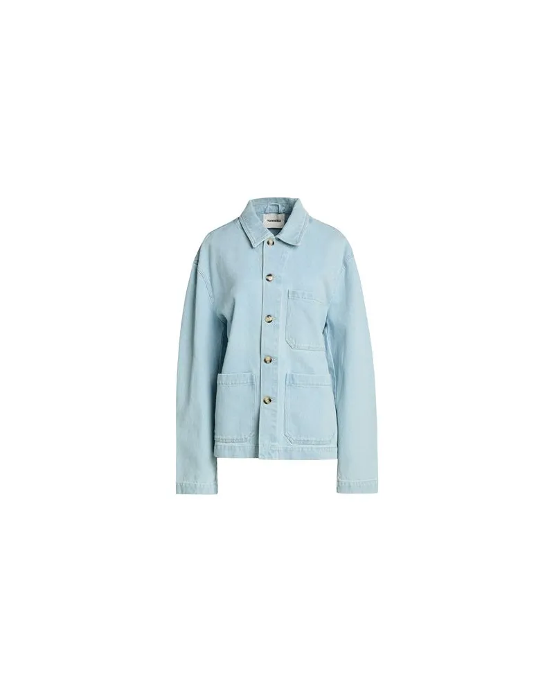 Nanushka JACKEN & MÄNTEL - Jeansjacken/Mäntelauf YOOX.COM Blau