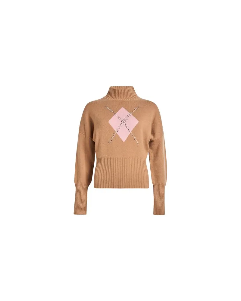 Max Mara STRICKWAREN - Rollkragenpulloverauf YOOX.COM Kamel