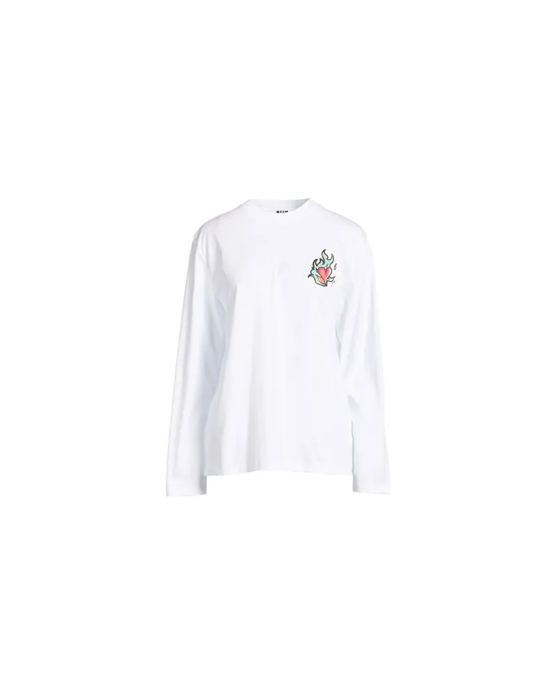 MSGM TOPS - T-shirtsauf YOOX.COM Weiß