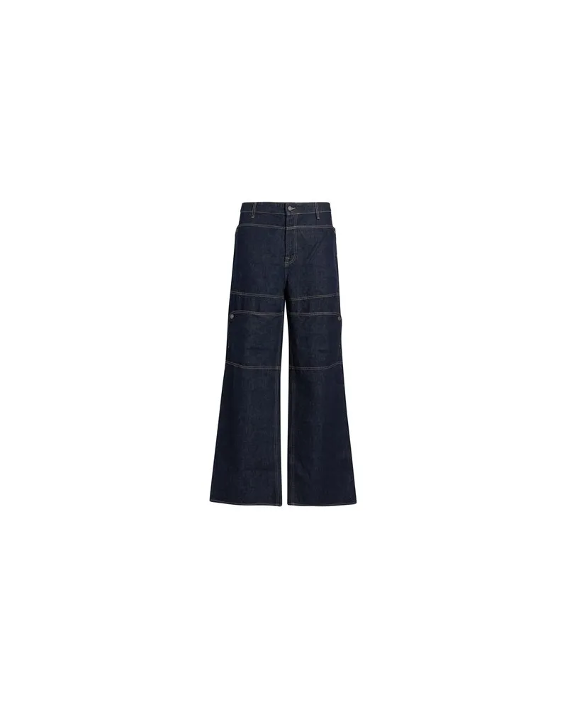 Guess HOSEN & RÖCKE - Jeanshosenauf YOOX.COM Blau