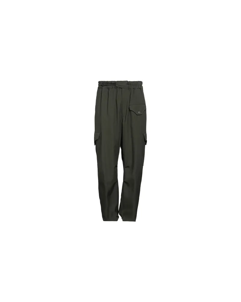 Y-3 HOSEN & RÖCKE - Hosenauf YOOX.COM Dunkelgrün