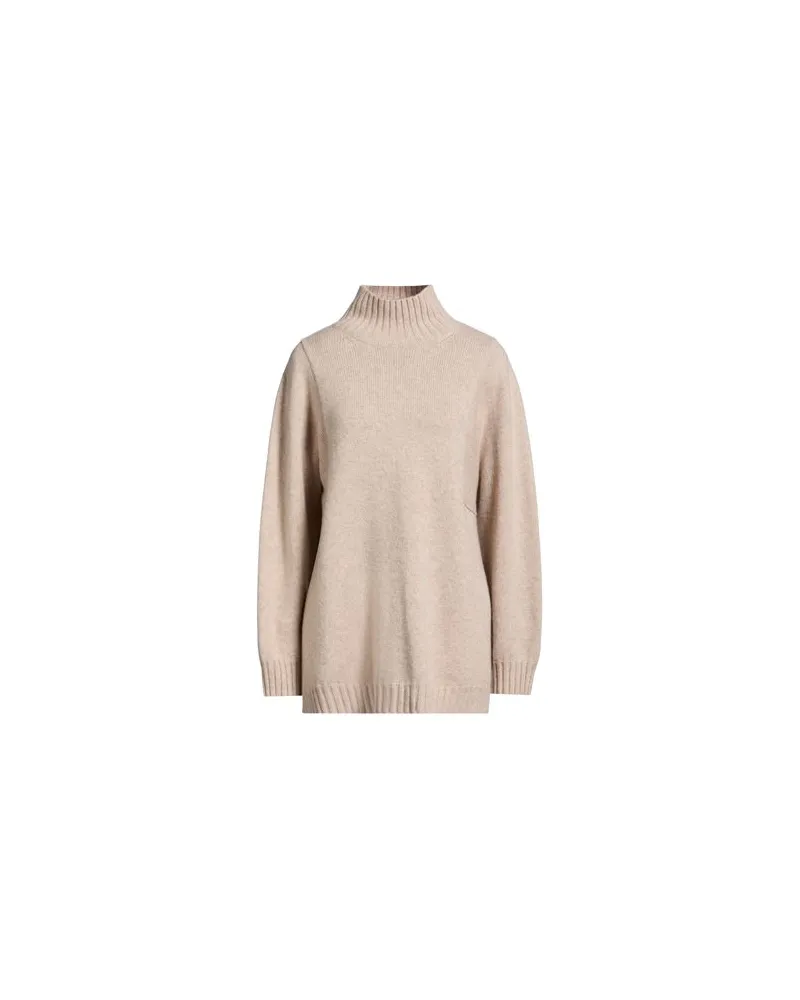 Max Mara STRICKWAREN - Rollkragenpulloverauf YOOX.COM Sand