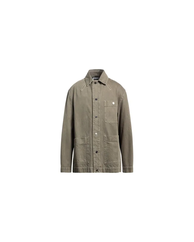 Jacquemus JACKEN & MÄNTEL - Jeansjacken/Mäntelauf YOOX.COM Militärgrün