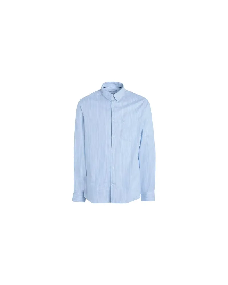 Calvin Klein TOPS - Hemdenauf YOOX.COM Himmelblau