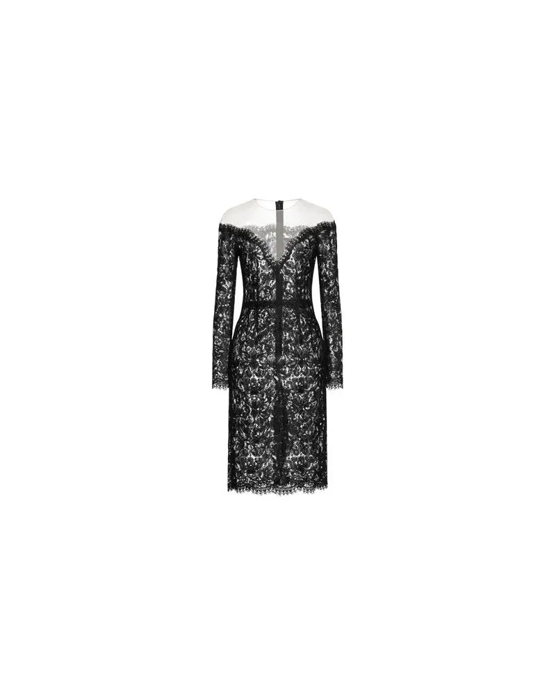 Dolce & Gabbana KLEIDER - Midi-Kleiderauf YOOX.COM Schwarz
