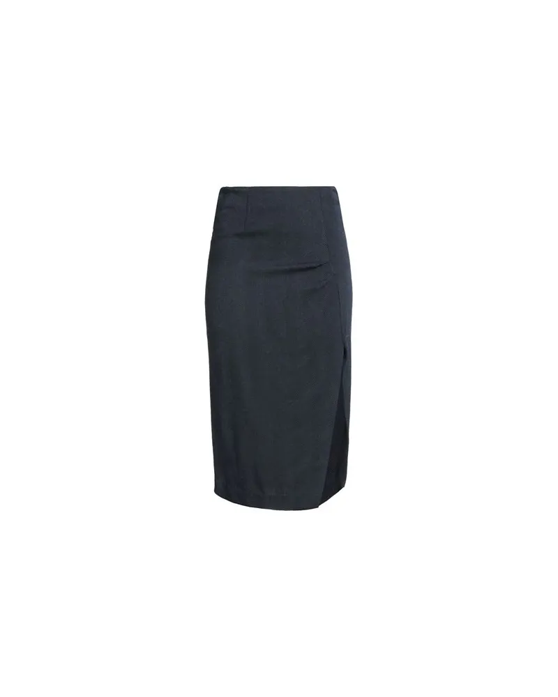 Icona By Kaos HOSEN & RÖCKE - Midi-Röckeauf YOOX.COM Marineblau