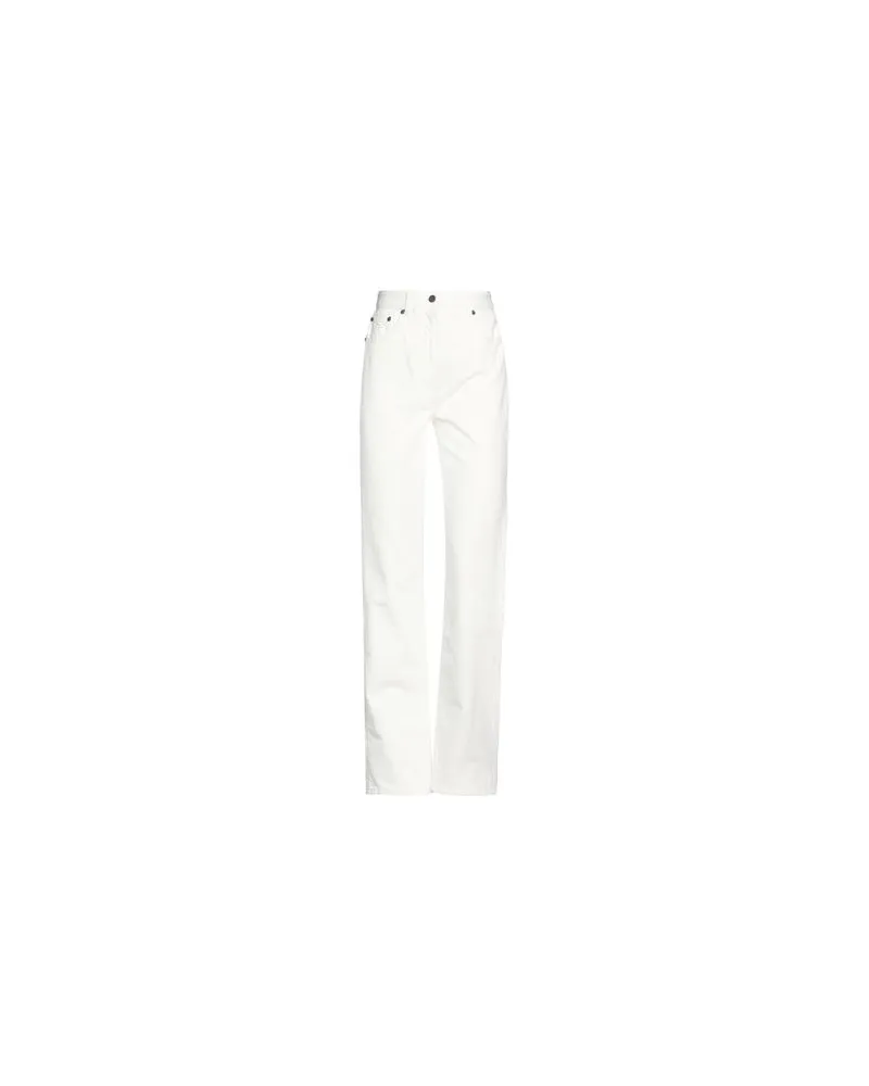 Ferragamo HOSEN & RÖCKE - Jeanshosenauf YOOX.COM Weiß
