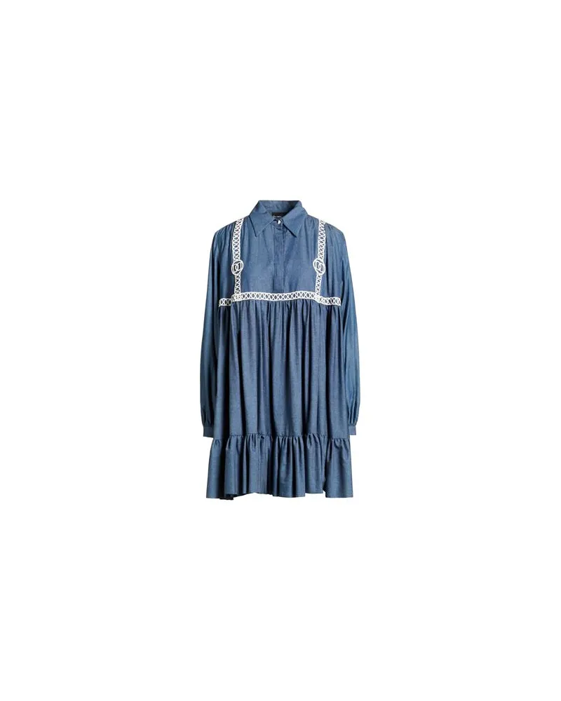 Daniela Drei KLEIDER - Mini-Kleiderauf YOOX.COM Blau