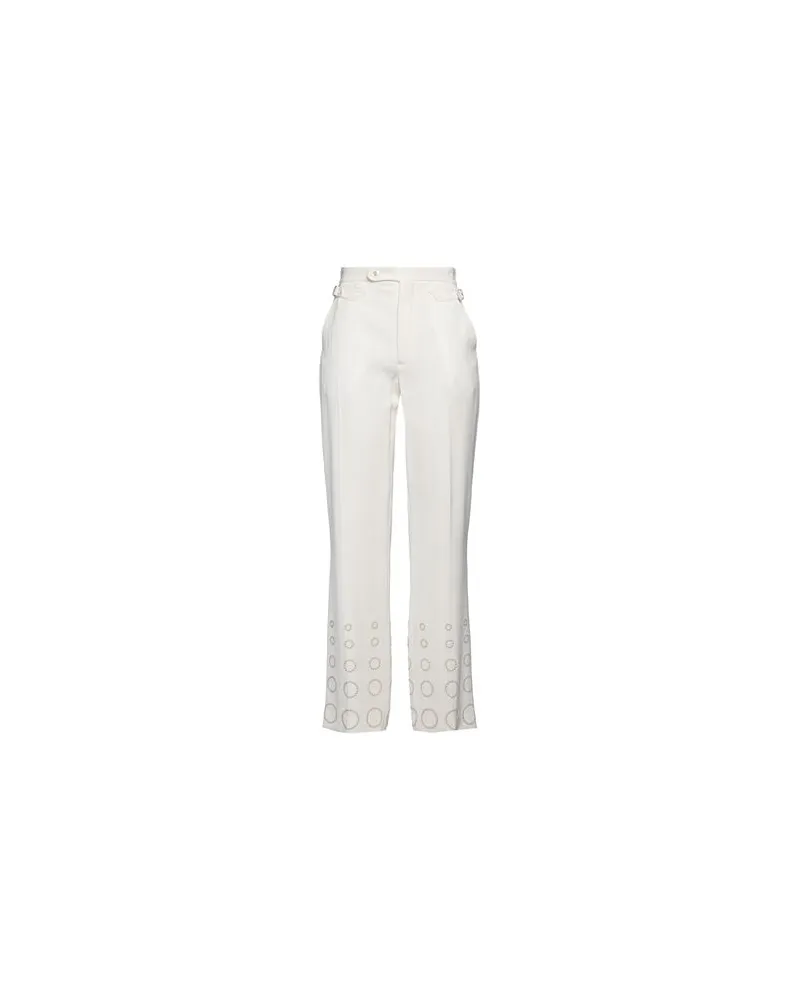 Casablanca Paris HOSEN & RÖCKE - Hosenauf YOOX.COM Cremeweiß