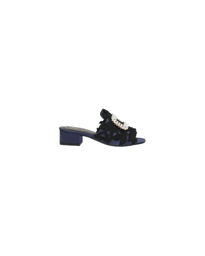 Roger Vivier SCHUHE - Sandalenauf YOOX.COM Marineblau