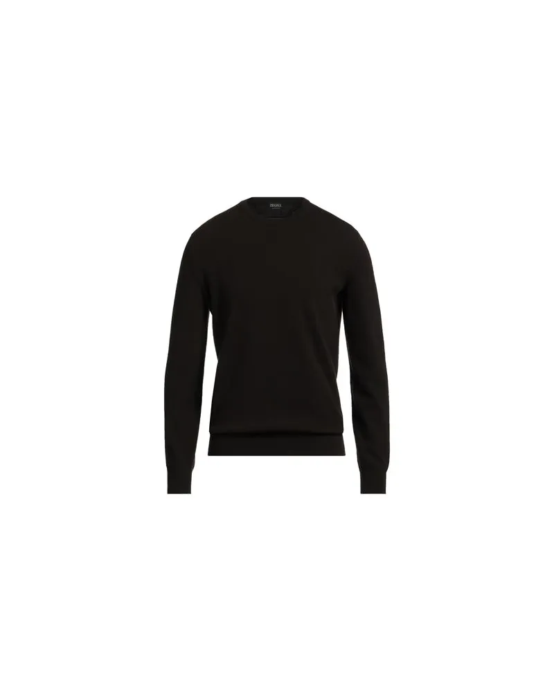 Ermenegildo Zegna STRICKWAREN - Pulloverauf YOOX.COM Dunkelbraun
