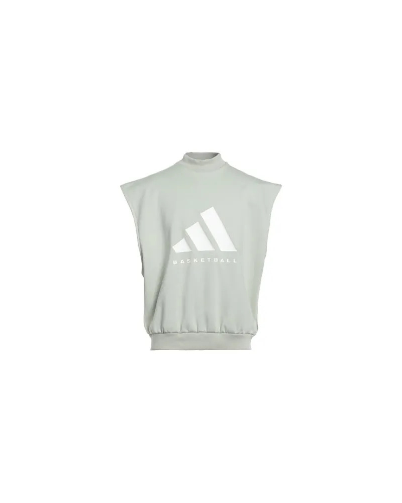 adidas TOPS - Sweatshirtsauf YOOX.COM Salbeigrün