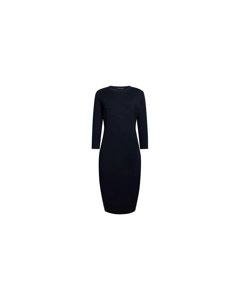 Ermanno Scervino KLEIDER - Midi-Kleiderauf YOOX.COM Marineblau