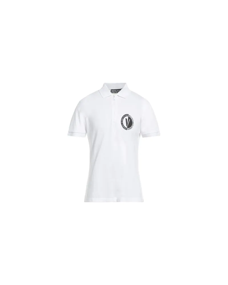 Versace Jeans TOPS - Poloshirtsauf YOOX.COM Weiß